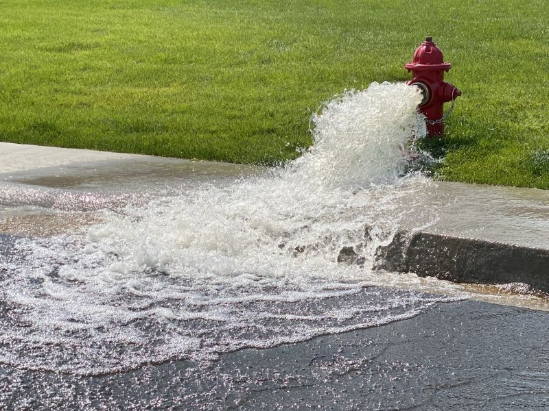 Ground Hydrant Installation detail