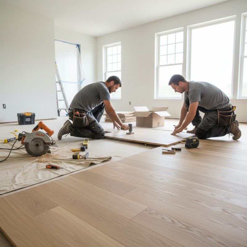 Maple Flooring Installation